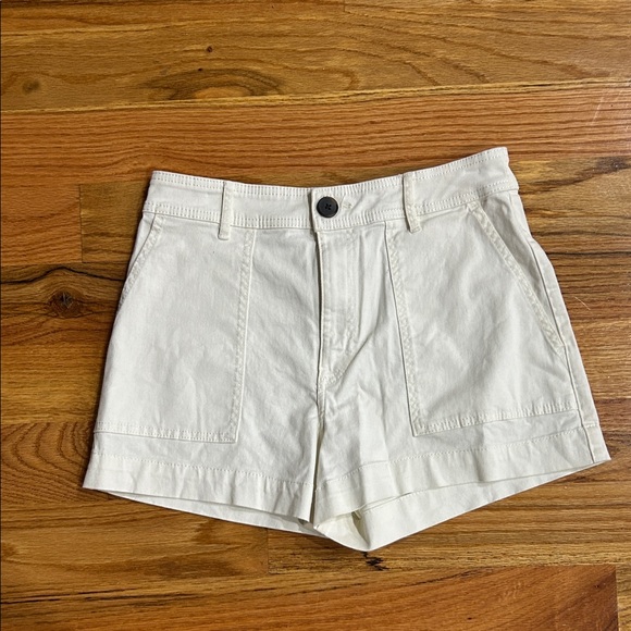 H&M Pants - H&M Women's Cream Cargo Shorts
